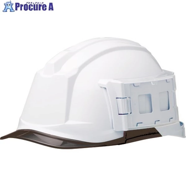 Midori Anzen SC-19PCL-ID-RA3-ALPHA-W Helmet with S ID case SC-19PCL-ID RA3 α White smoke