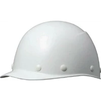 Midori Anzen SC-9FRA-KP  FRP Helmet Baseball Cap White
