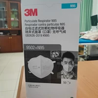 3M 9502+ Masker N95 Particulate Respirator 1 Box isi 50 masker pernapasan