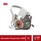 3M 6200 3M Half Facepiece Respirator Half Gas Mask Medium Masker 1