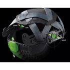 DIC AP11EVO-CSW KP Clear Visor Helmet (with Shield) in Fresh Green/Smoke 2