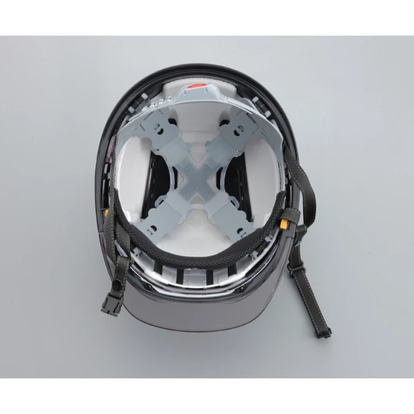 Toyo Safety Helmet Venti Plus with Shield Facet White NO.391F-C-C-WH